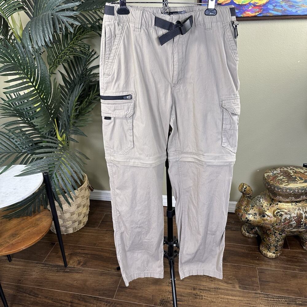 BC Clothing Men M Convertible pants Shorts Zip